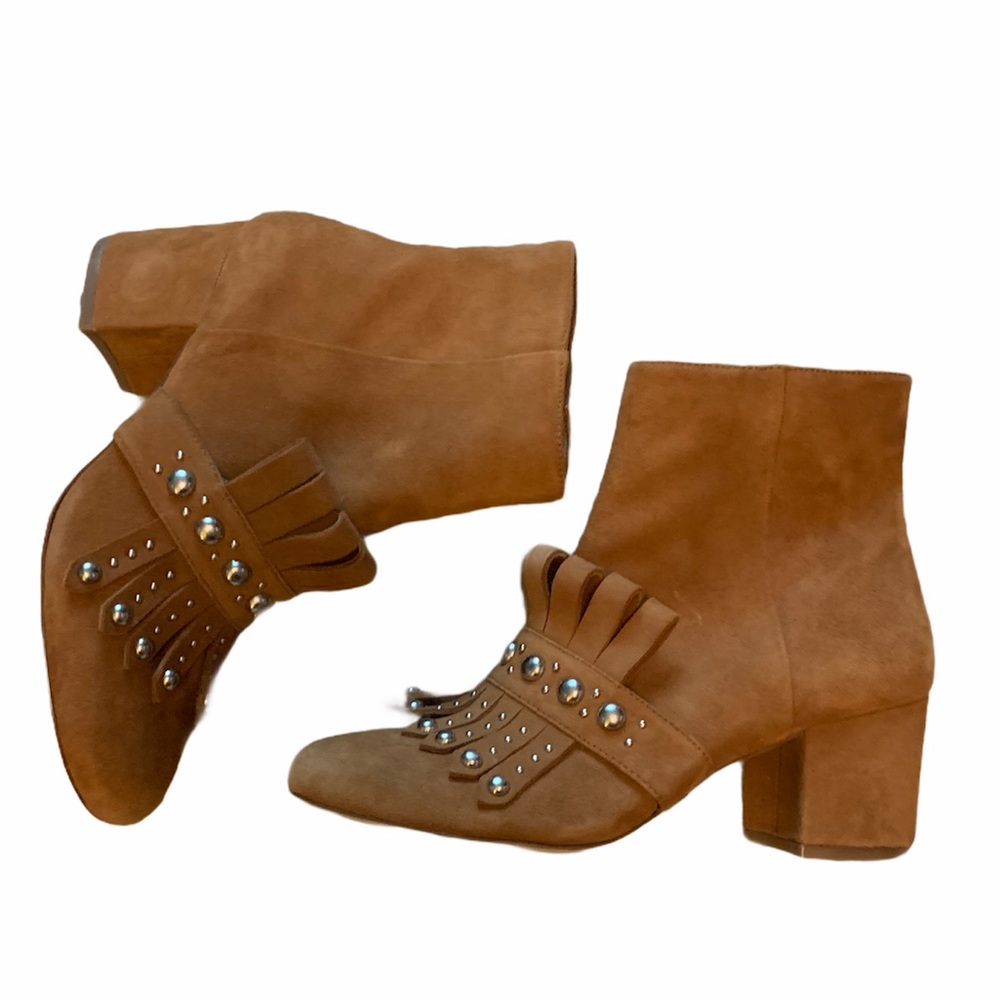 Nine West Nwqamile Ankle Studded Western Booties